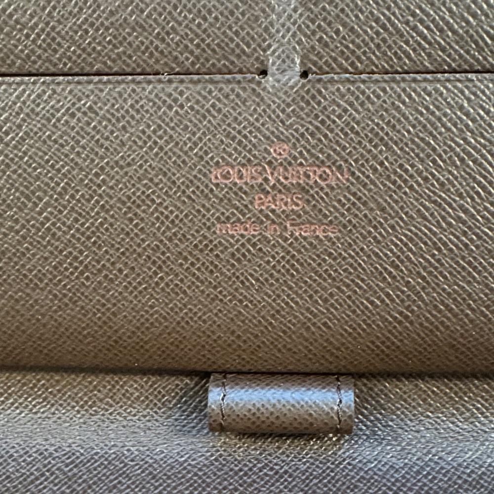 Louis Vuitton Brown Zippy Damier Ebene Organizer Wallet - Picture 9 of 10